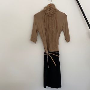 Italian Designer Fur Dress